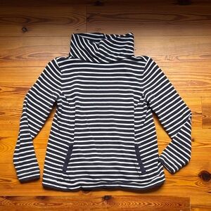 Vineyard Vines Navy and White Striped Top